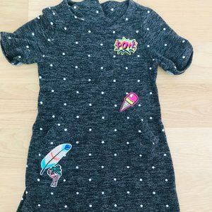 dress with patches